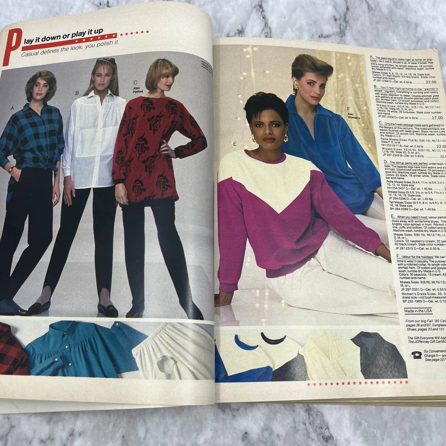 1985 JC Penny Christmas Wish Book Catalog - Great Vintage Toys & Gifts S3