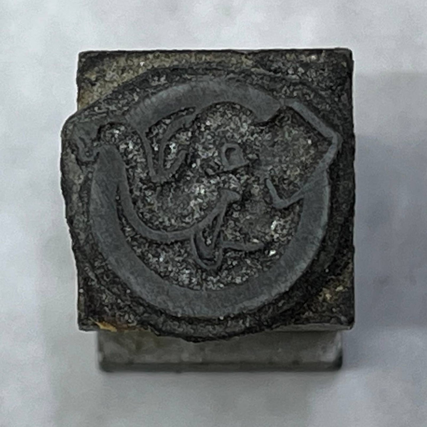 Vintage Printing Letterpress Printers Block Plate Elephant Figure TJ513