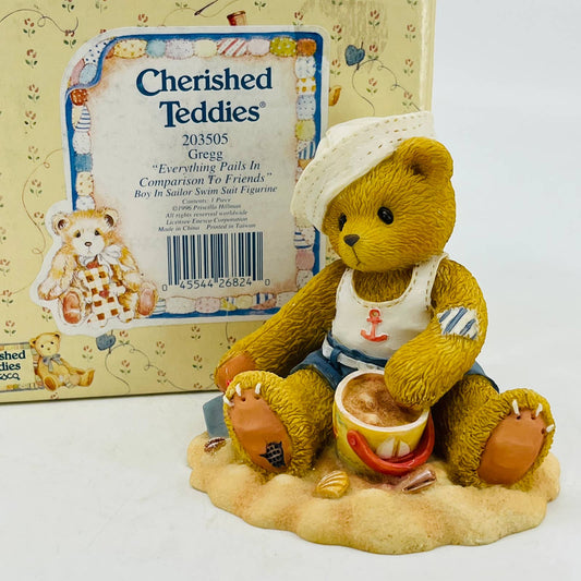 Cherished Teddies 203505 Everything Pails In Comparison Boy Swimsuit IN BOX TC8