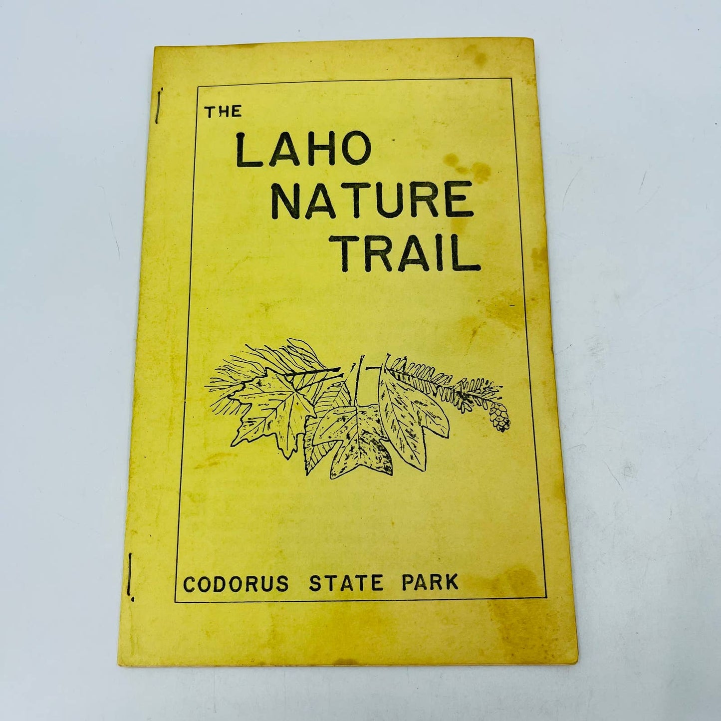 Vintage Laho Nature Trail Brochure Guide Codorus State Park Hanover PA BA2