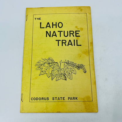 Vintage Laho Nature Trail Brochure Guide Codorus State Park Hanover PA BA2