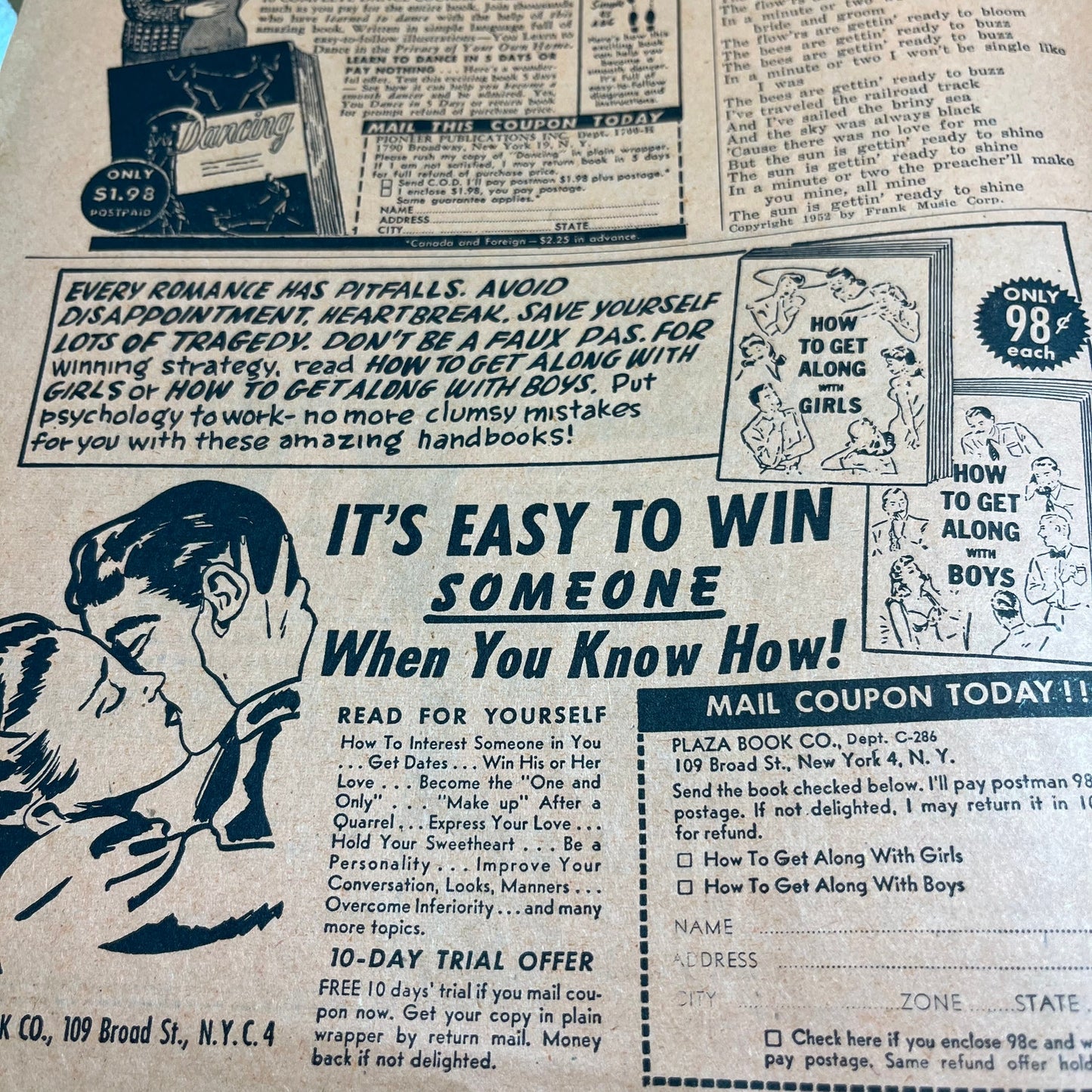 1940s Best Songs Magazine Vol. 13 No. 6 Tony Martin Big Mammou Red Canary M1-1