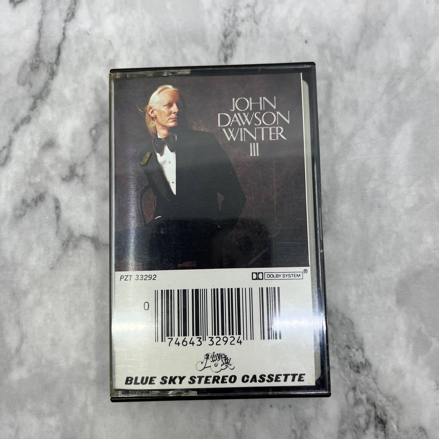 John Dawson Winter III Blue Sky Cassette Tape TC7-51