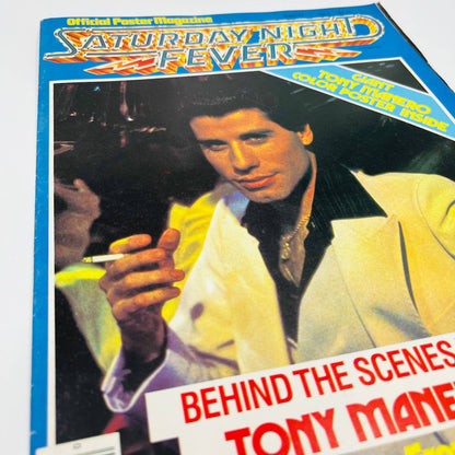 Vintage Saturday Night Fever Official Poster Magazine # 4 - 22x34” BA1