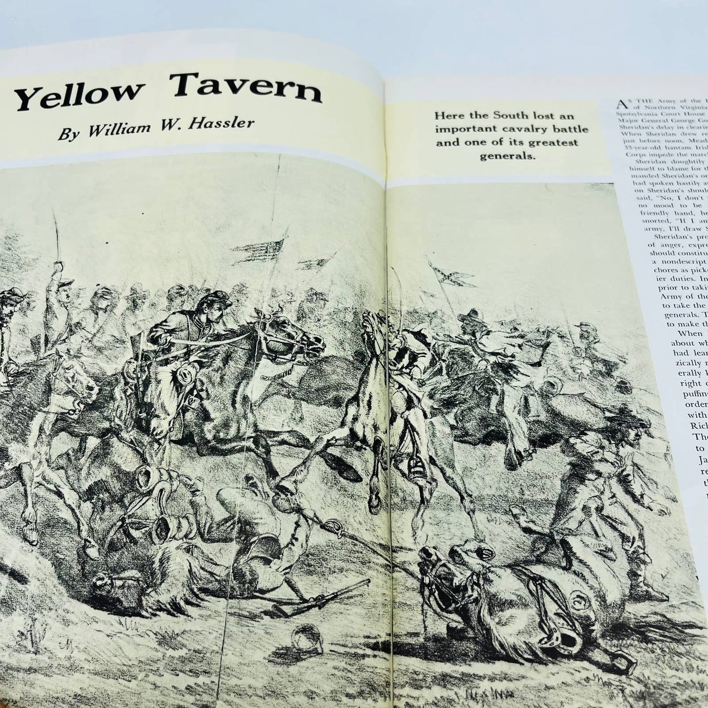 Vintage Civil War Times Illustrated November 1966 The Battle of Yellow Tavern