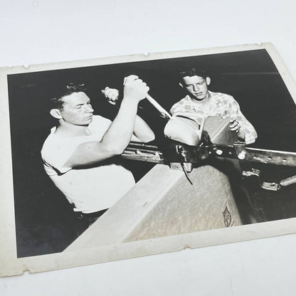 1940s Assembly Line Manufacturing Photo Boys Working Chicago IL AA7-30