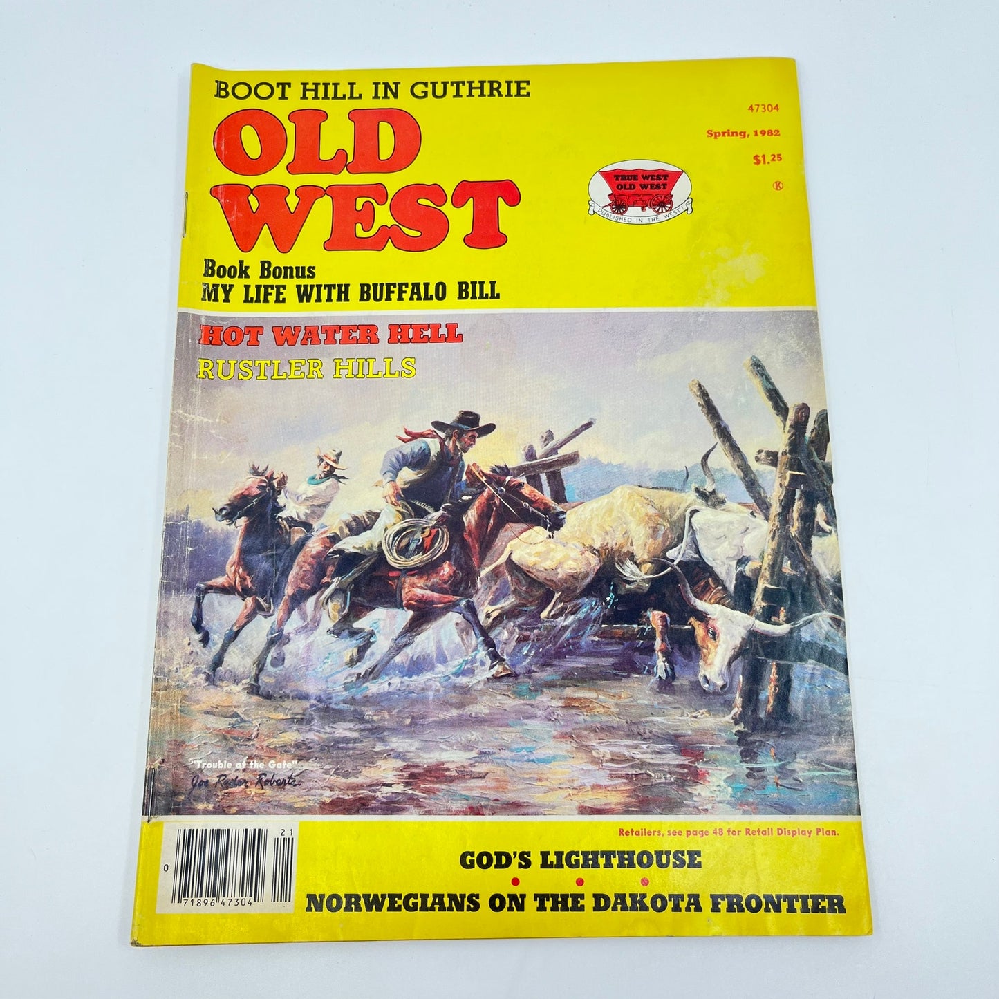 Spring 1982 Old West Magazine Boot Hill In Guthrie Hot Water Hell Rustler L1-3