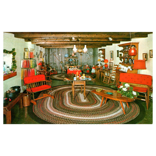 Vintage Postcard - Lakeside Inn Nana's Gift & Antique Shop Limerick PA AD9