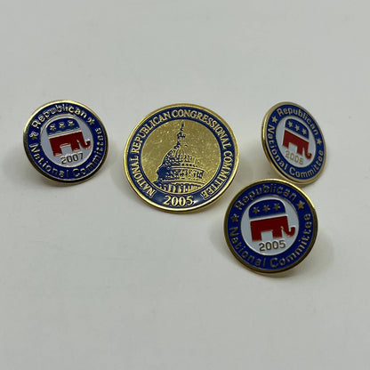 2005-2007 RNC Republican National Congressional Committee Pinback Button Set SC4