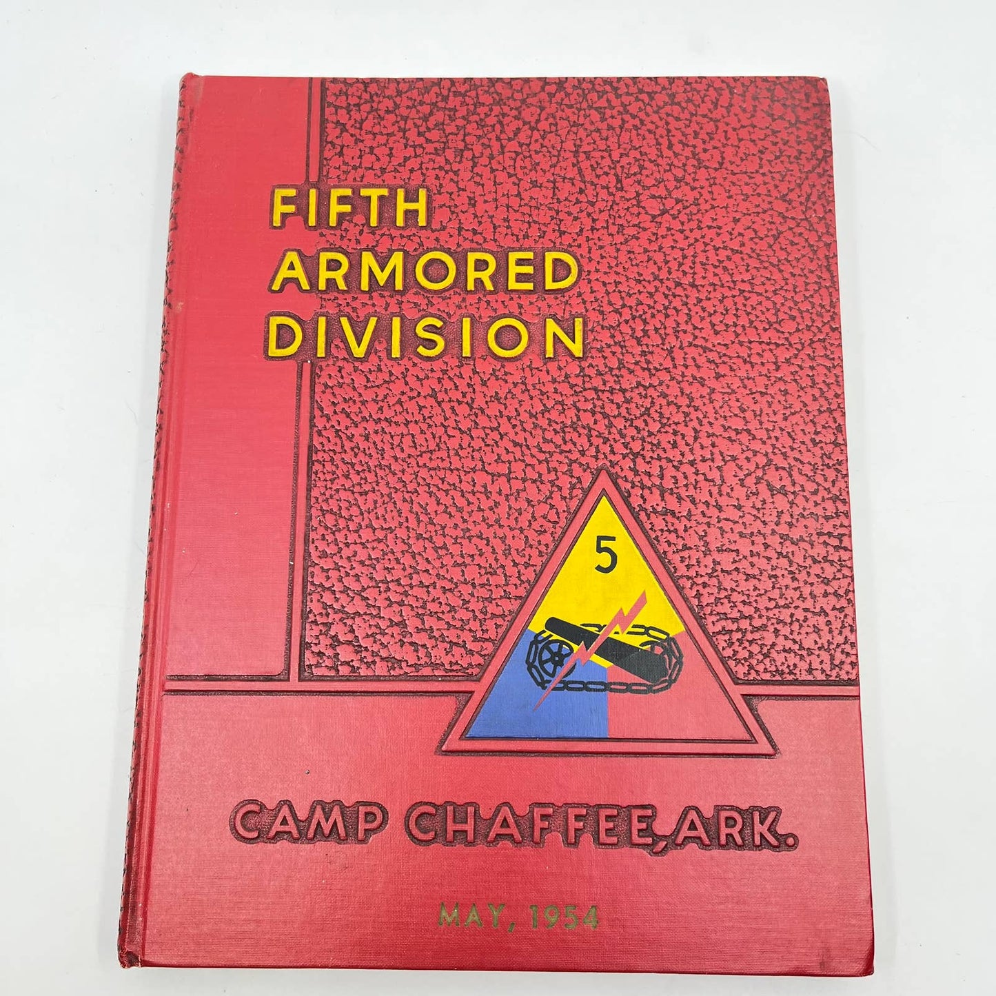 FIFTH ARMORED DIVISION US Army Yearbook CAMP CHAFFEE Arkansas AR May 1954 TF7