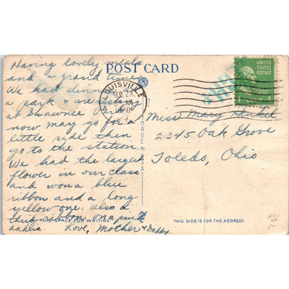 Churchill Downs Louisville KY 1940 Original Postcard P2-3