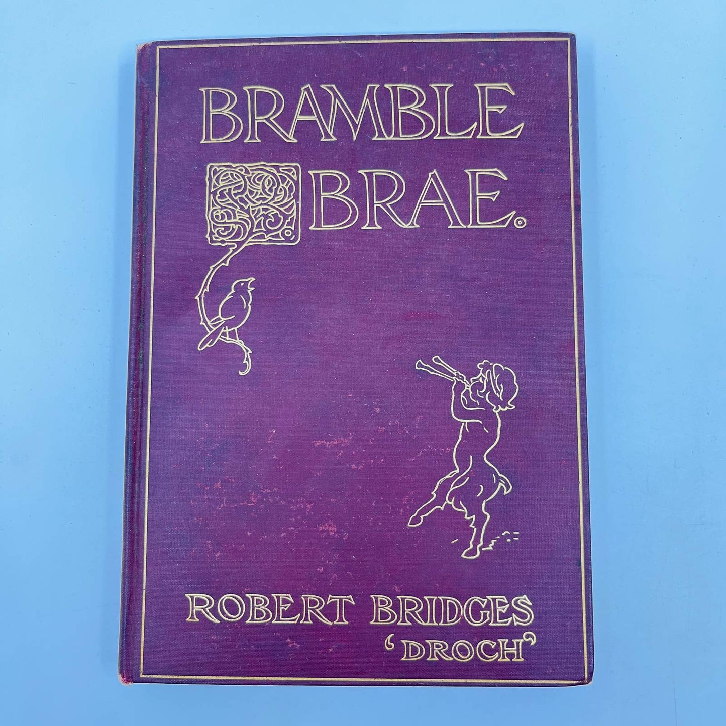 1902 BRAMBLE BRAE (Poems) Robert Bridges ‘Droch’ Hardcover TF2