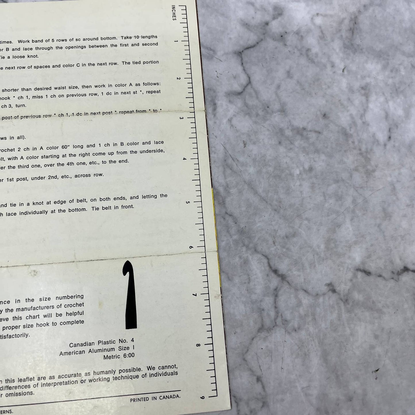 1970s Crochet King Patterns No. 2027 A Tam & Scarf No. 2027 B Cloche & Belt TJ3