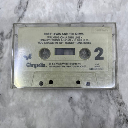 Huey Lewis and the News Self Titled Cassette Tape No Jacket TJ6-76