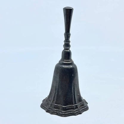 Vintage Long Handle Silver Plate Dinner Bell 6" TF5