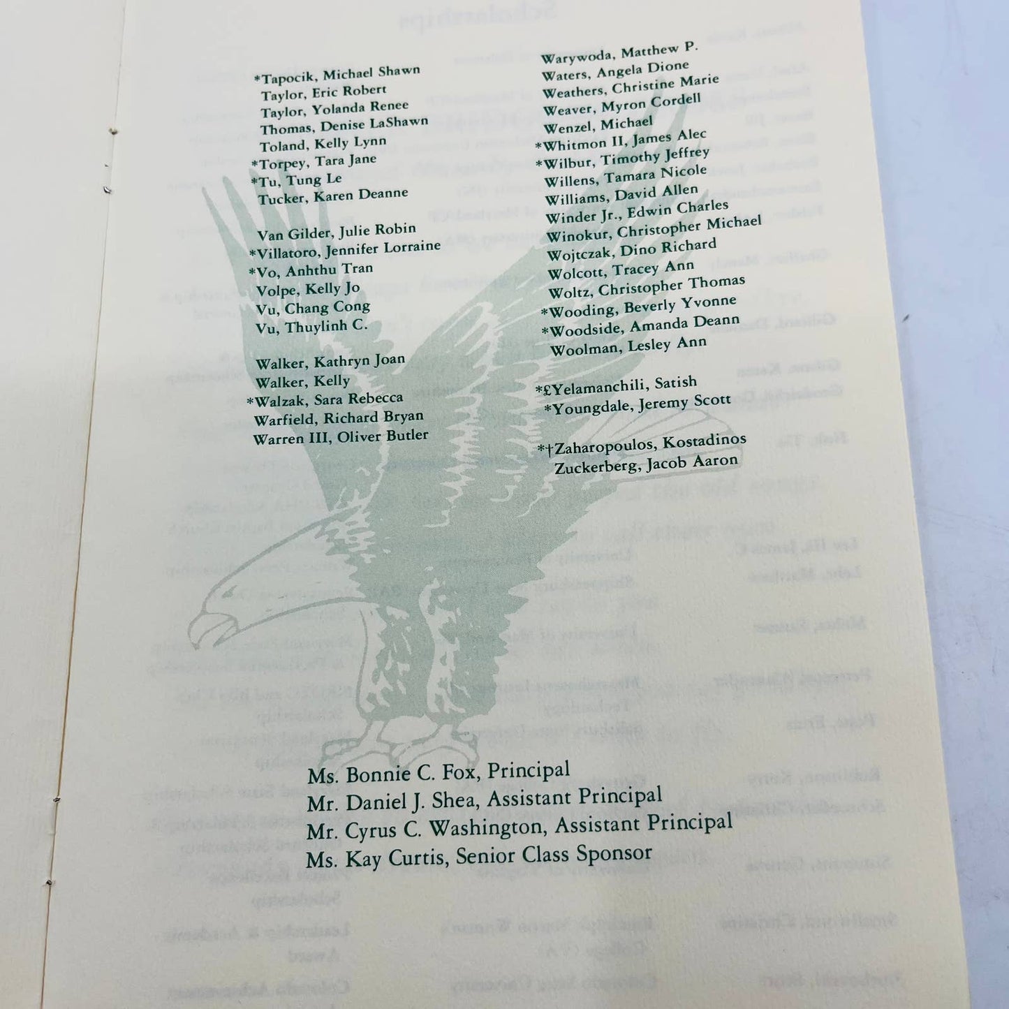 1991 Seneca Valley High School Graduation Celebration Program Germantown MD C7