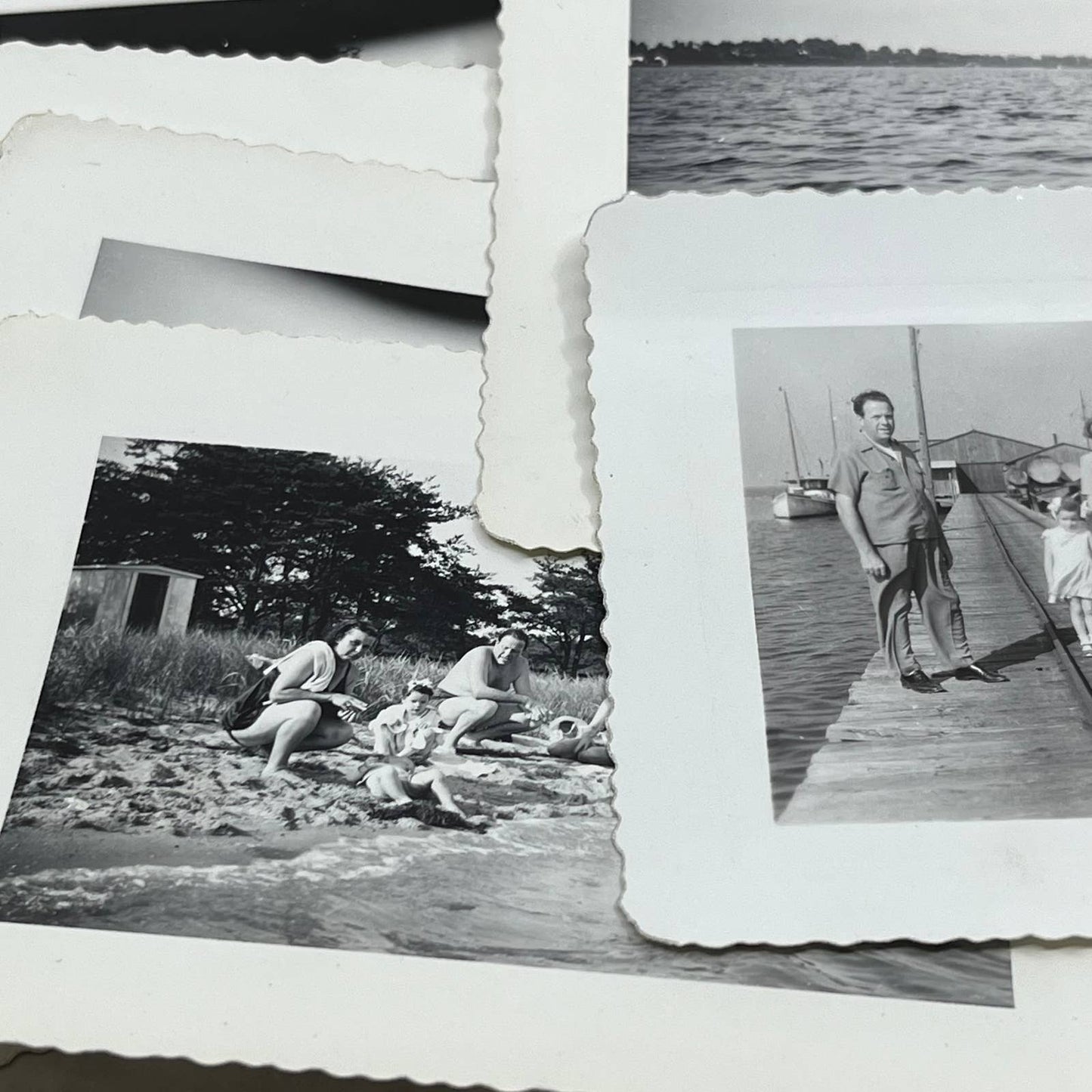 1945 Collection of Photos White Stone VA Swimming Party Mosquito Point TK1-PL2