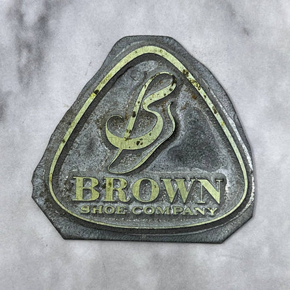 Vintage Printing Letterpress Printers Block Plate Brown Shoe Company TJ510