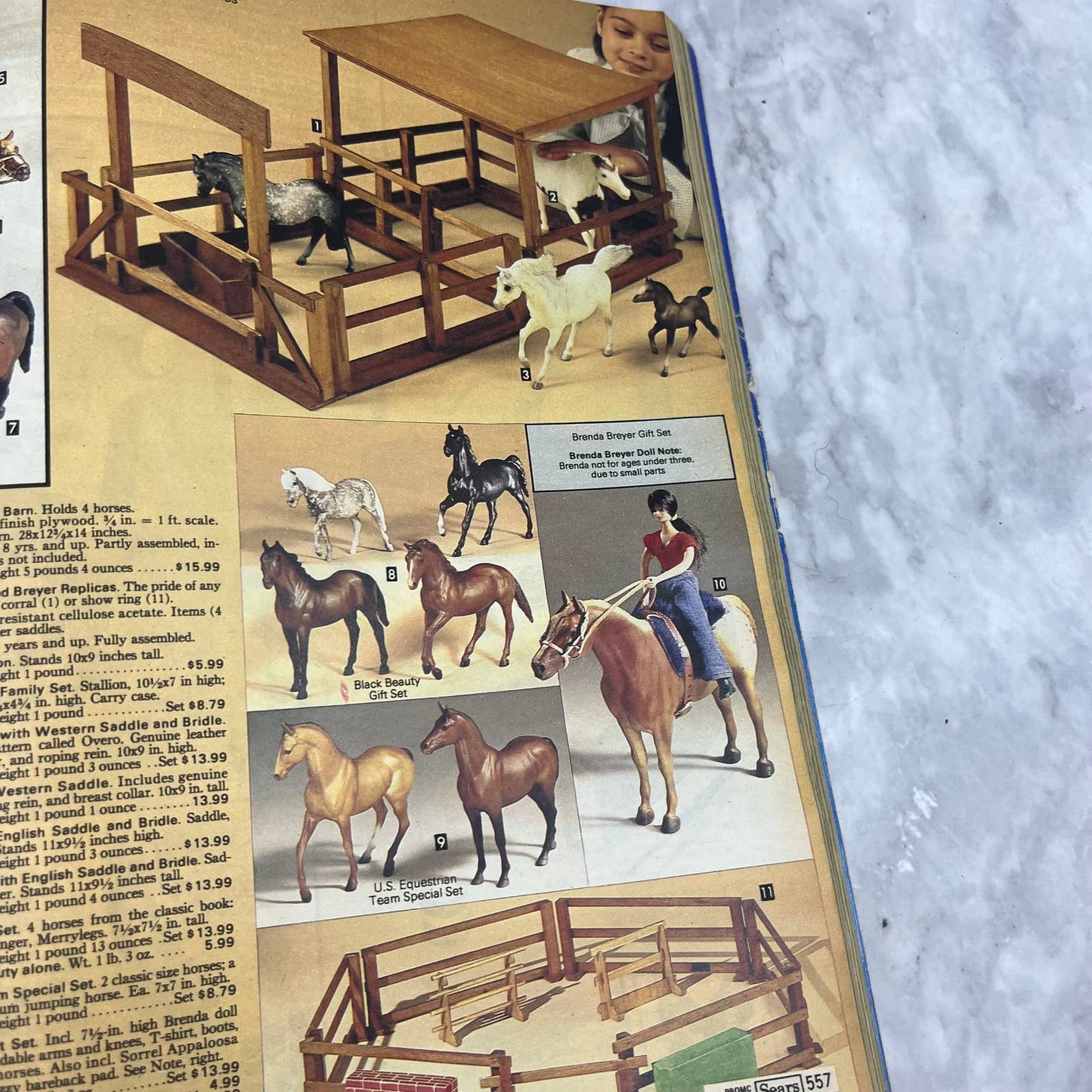 Vintage Sears Wish Book 1980 Christmas Toy Catalog Barbie, Star Wars, Lego S4