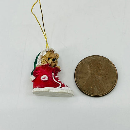 Toyland Christmas Ornaments Set Of 18 Hand Painted Mini 1" Ornaments in Box TD2