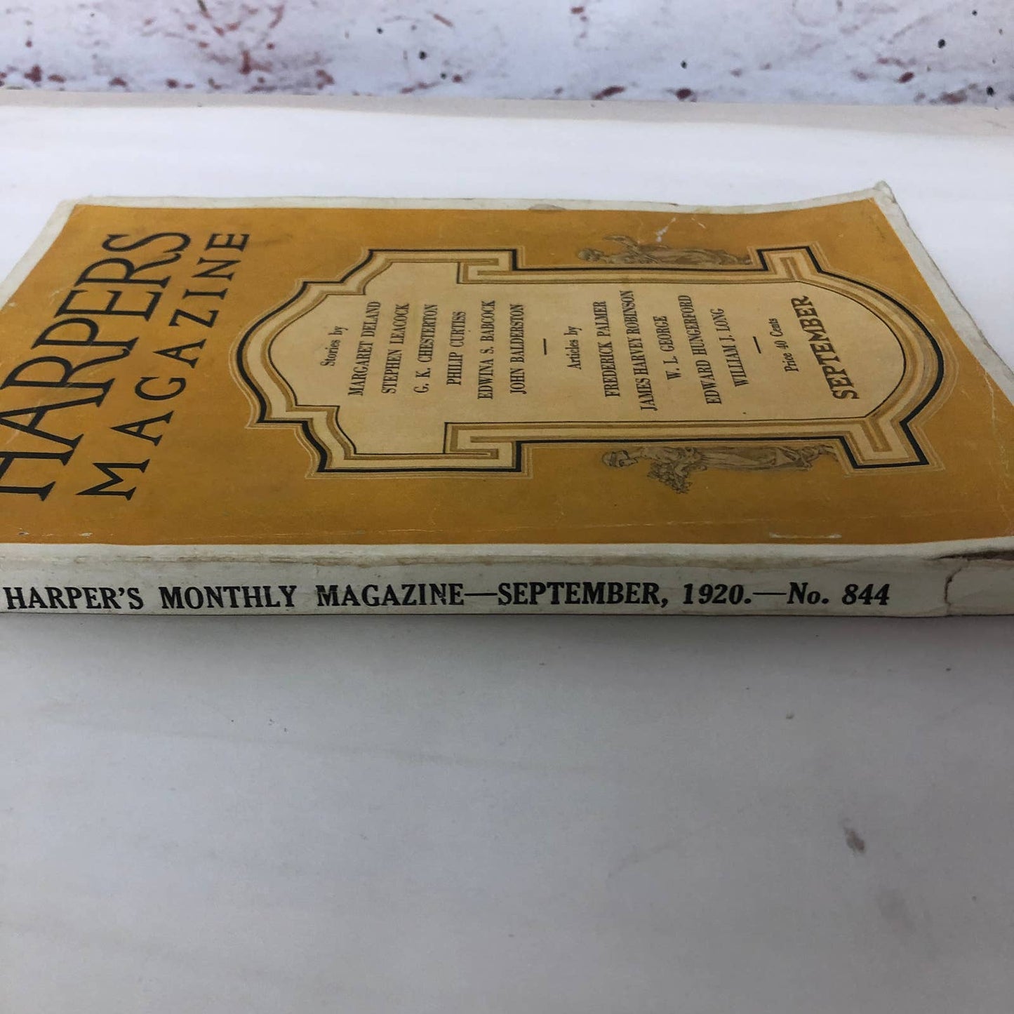 Harpers September 1920 Margaret Deland Frederick Palmer Roy Chapman Many Ads