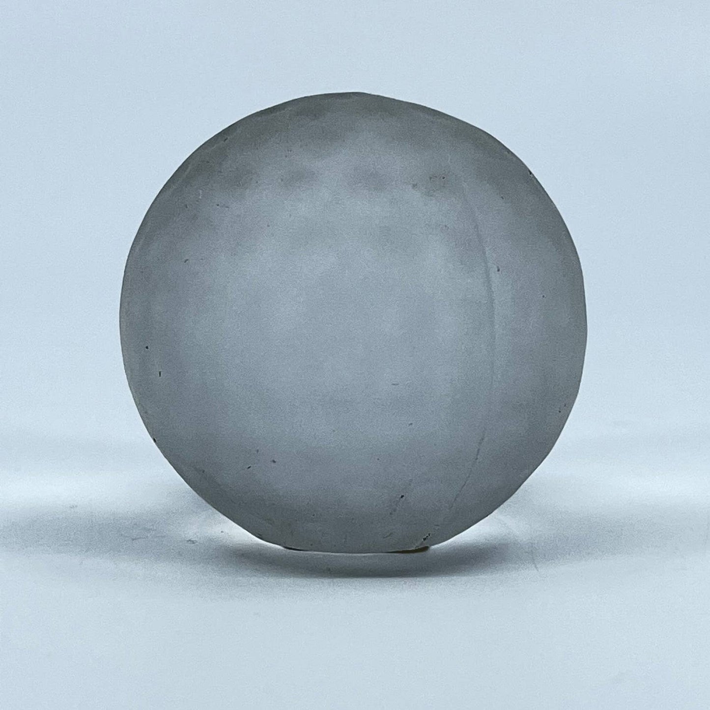 Glass Golf Ball Paperweight Dimpled Frosted Glass Sasaki Crystal 24% Lead TE3