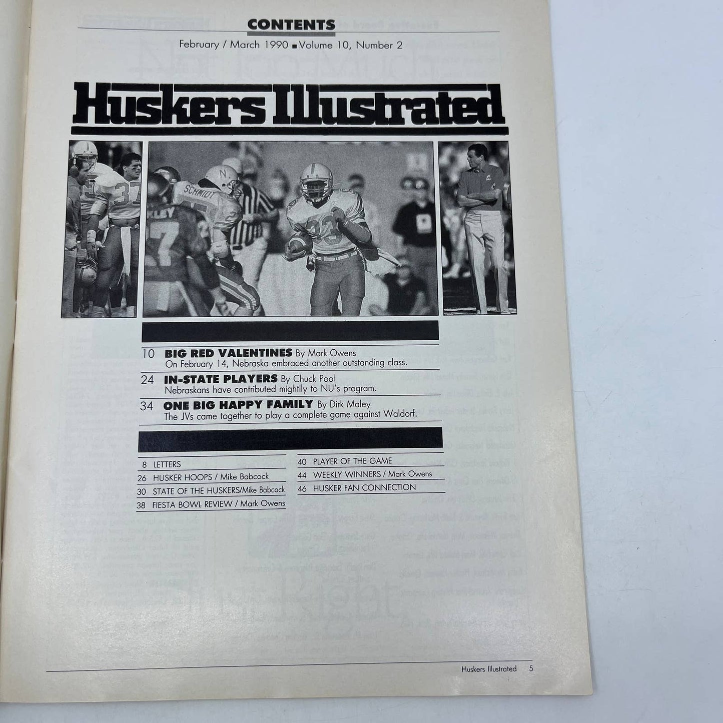 1990 Recruiting Issue - Nebraska Huskers Illustrated Magazine - Football TH7