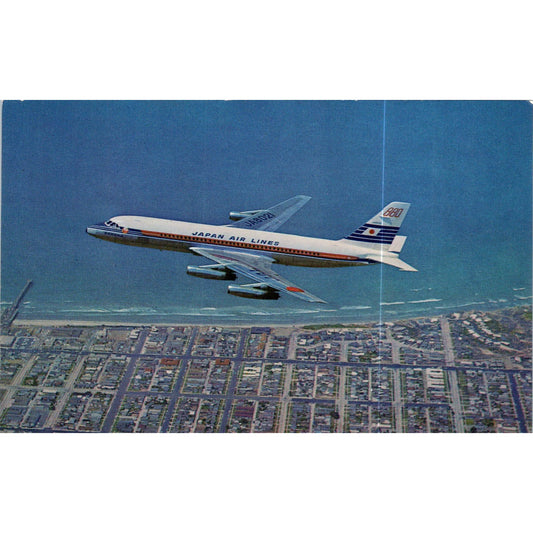 JAL Japan Airlines Passenger Jet Plane Original Postcard P2-4