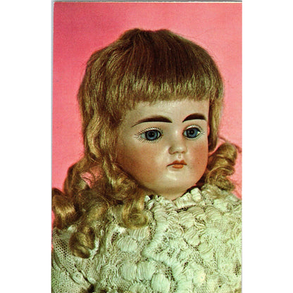 Ball-Head Bisque Kid Body Doll Art Studio 1971 Original Postcard PB6