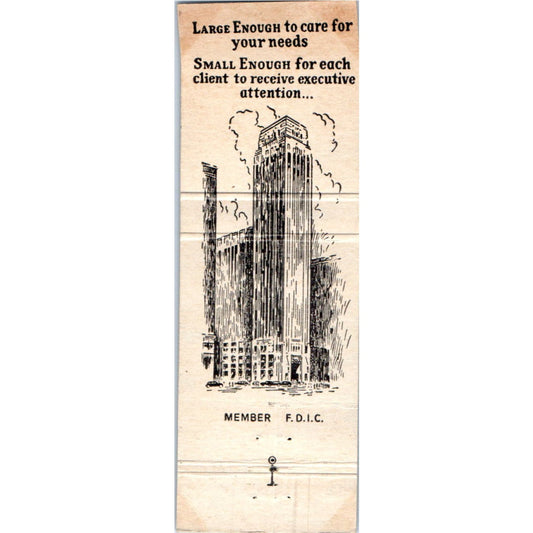 Pacific National Bank of San Francisco CA Advertising Matchbook Cover MM9-1