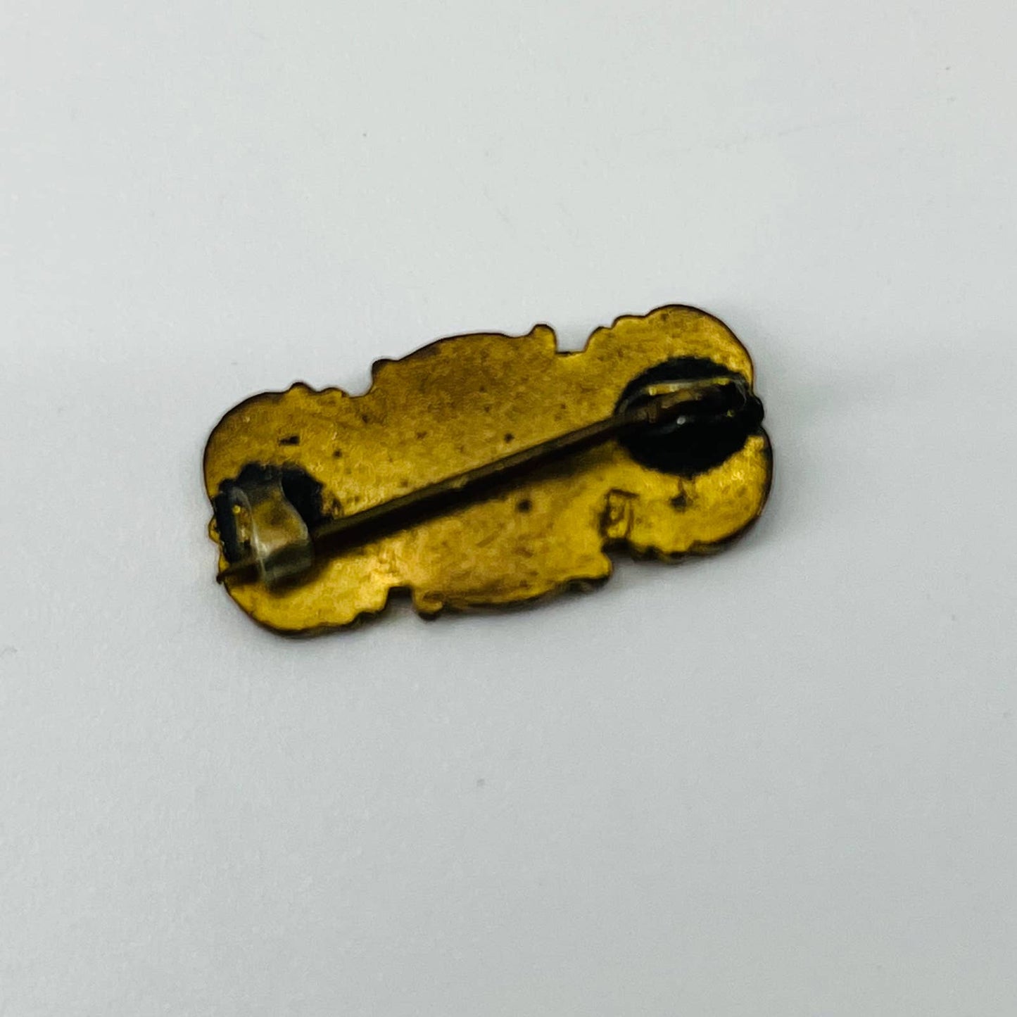 Antique Brass OTHERS Pin Enamel Pinback Lapel Hat SB3