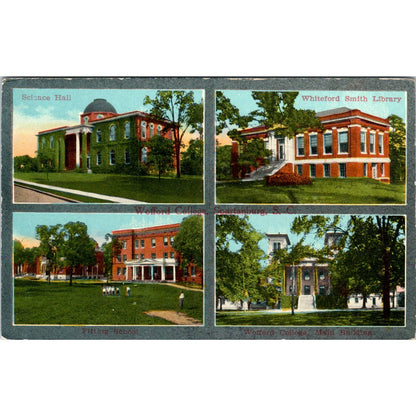 Wofford College Spartanburg SC c1910 Original Postcard TK1-27