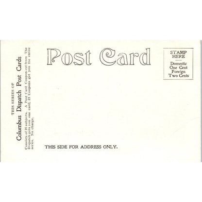 Antique Postcard State Deaf and Dumb Institution Columbus Ohio TD9