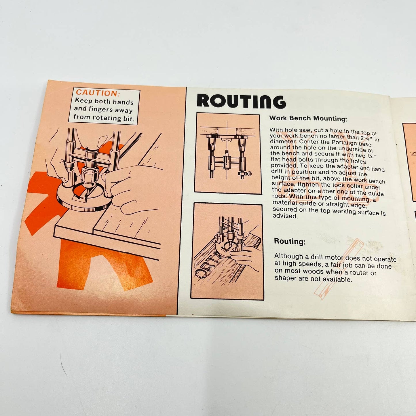 Vintage Portalign Precision Drill Guide Instruction Booklet D7