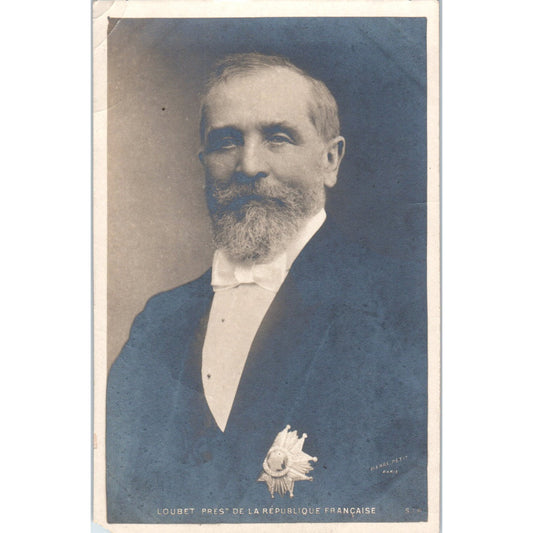 Loubet Près De La République Française c1905 Original Postcard P1-13