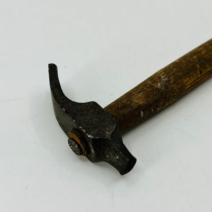Vintage Primitive Realistic Wood and Metal Toy Hammer Broken Head 4” SB2