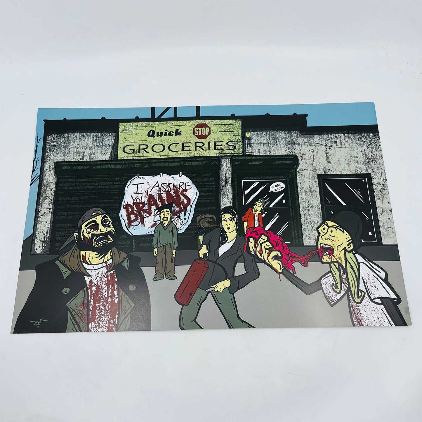 Zombie Clerks Christopher Ott Limited Edition Poster 11x17 FL2