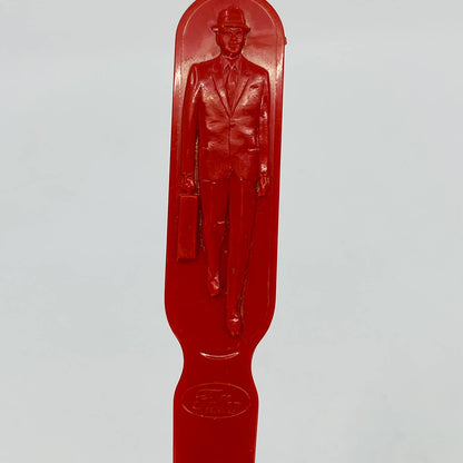 1950s Vintage Red Fuller Brush Company Letter Opener Embossed Man & Woman SC3