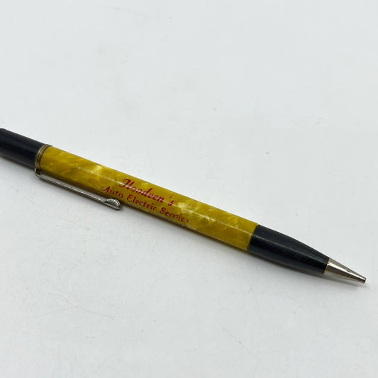 Vtg Celluloid Mechanical Pencil Hodeen’s Auto Electric Service Crookston MN SC3