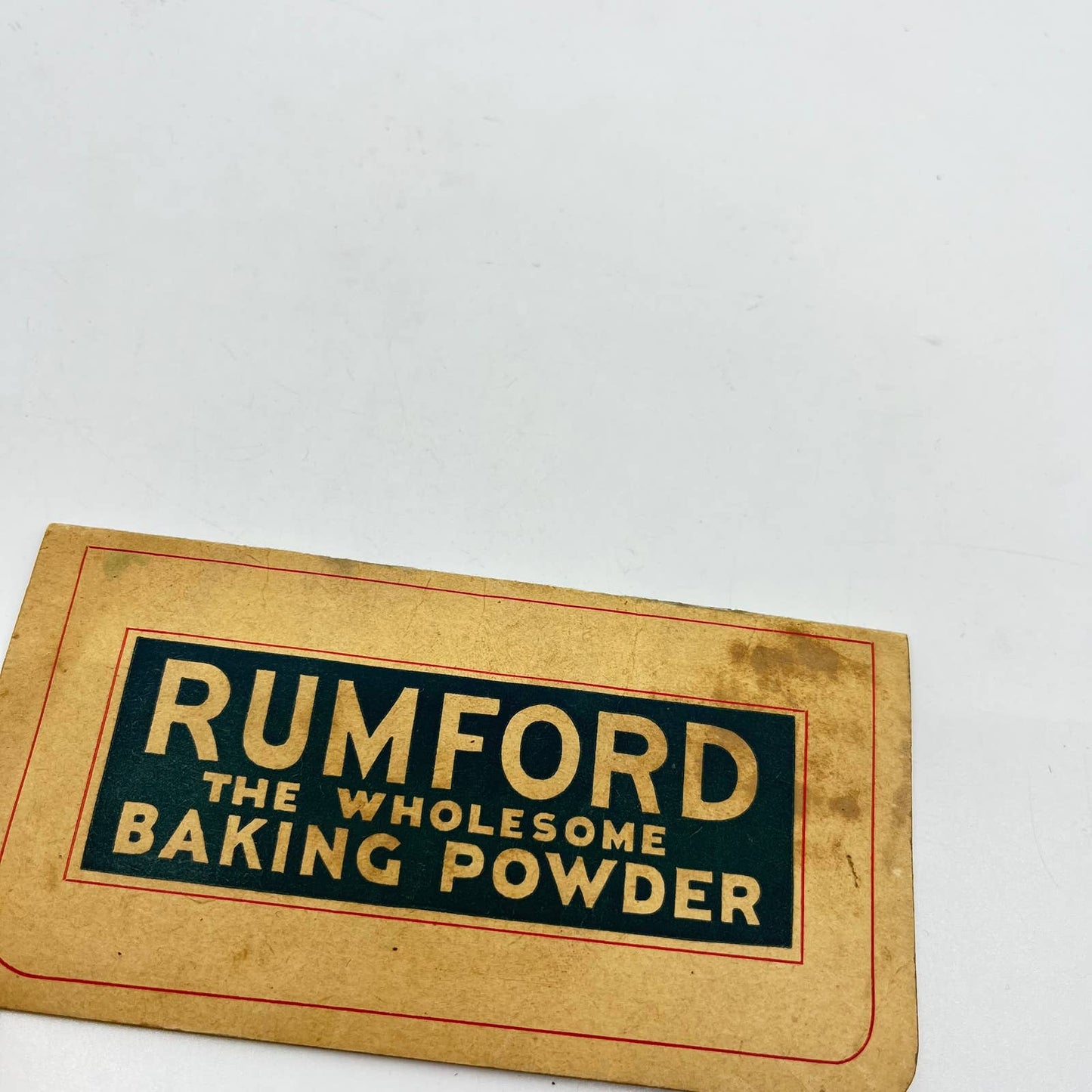 1910s Advertising Memo Book Rumford Baking Powder Providence RI TE1