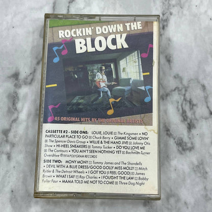 Rockin Down The Block TAPE 1 Various Artists Compilation Cassette Tape TJ6-78