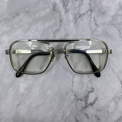 Vintage 1970s Metal Aviator Frame Eyeglasses Cloissone IV Japan 5 1/2 TD1-1