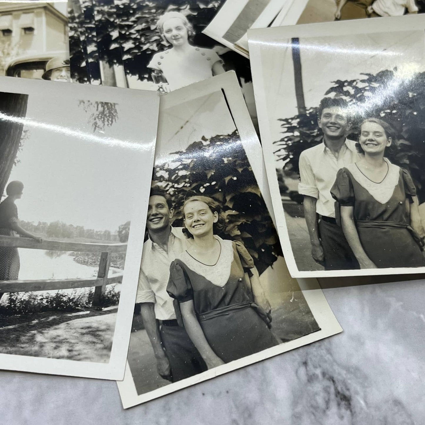 1932 Collection of Photos NJ & CT Trip Herbert Roehler Miriam Sarles TJ9-PG6