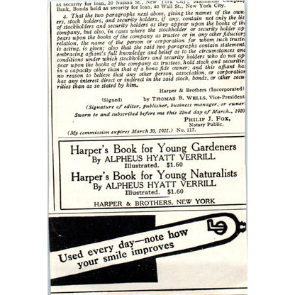 c1920 Harper's Magazine Ad - E.F. Hodgson Portable Houses Boston EA3-4