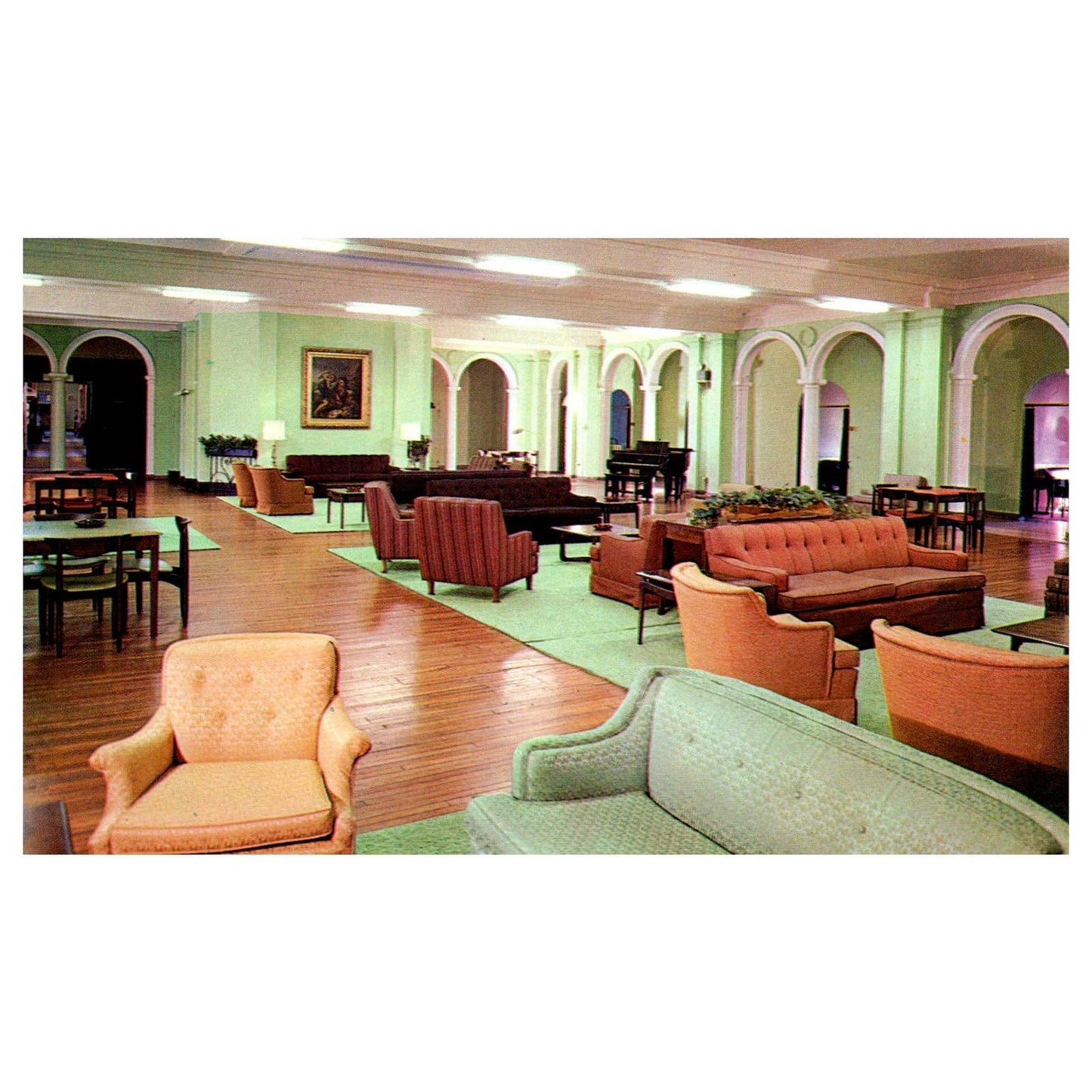 Vintage Postcard - The Franklin Square House Grandin Hall Boston Mass TJ7-1