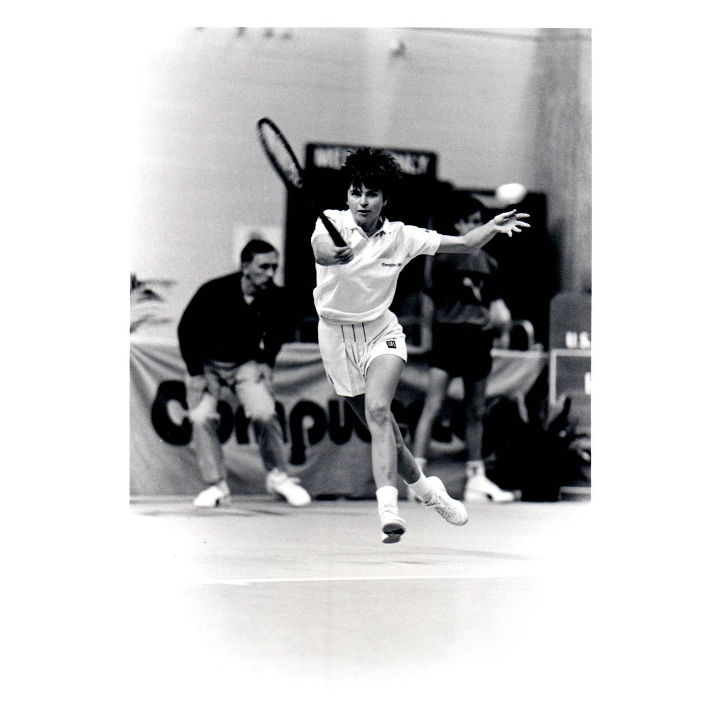 1986 Original Press Photo Women's Tennis Hana Mandlikova US Indoor ~5x7" AD2-6