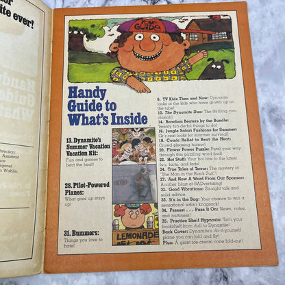 DYNAMITE magazine 1981 Vol 5 No 1 #86 VALERIE BERTINELLI TV KIDS THEN & NOW TJ4