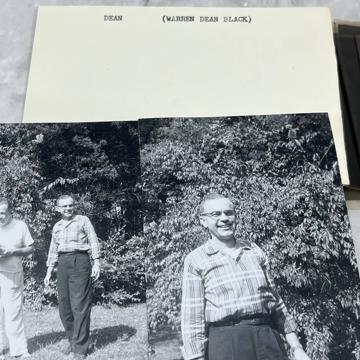 1956 Collection of Photos & Negatives Warren Dean Black With His Cat TJ9-PG3