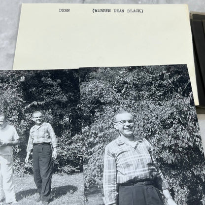 1956 Collection of Photos & Negatives Warren Dean Black With His Cat TJ9-PG3