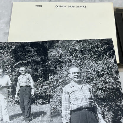 1956 Collection of Photos & Negatives Warren Dean Black With His Cat P4-9